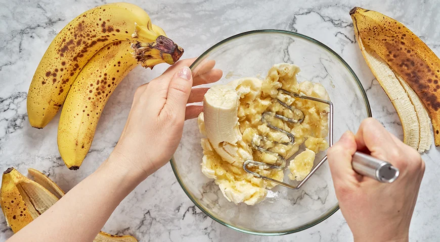 Banane caramélisée au lait de coco